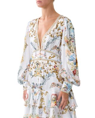 Button Front Frill Dress