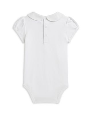 Girls' Embroidered Collar Cotton Bodysuit - Baby