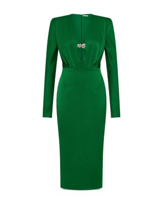 Florida Plunge Neck Dress