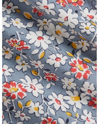 Girls' Floral Smocked Cotton Bubble Shortall - Baby