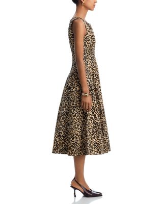 V Neck Panel Sleeveless Dress - Exclusive