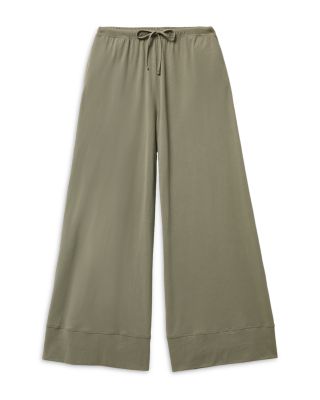Pima Cotton Wide Leg Pajama Pants