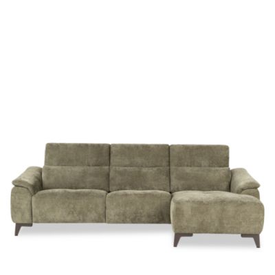 Riposto 3 Piece Fabric Motion Sectional