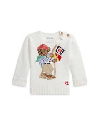 Boys' Polo Bear Cotton Sweater - Baby