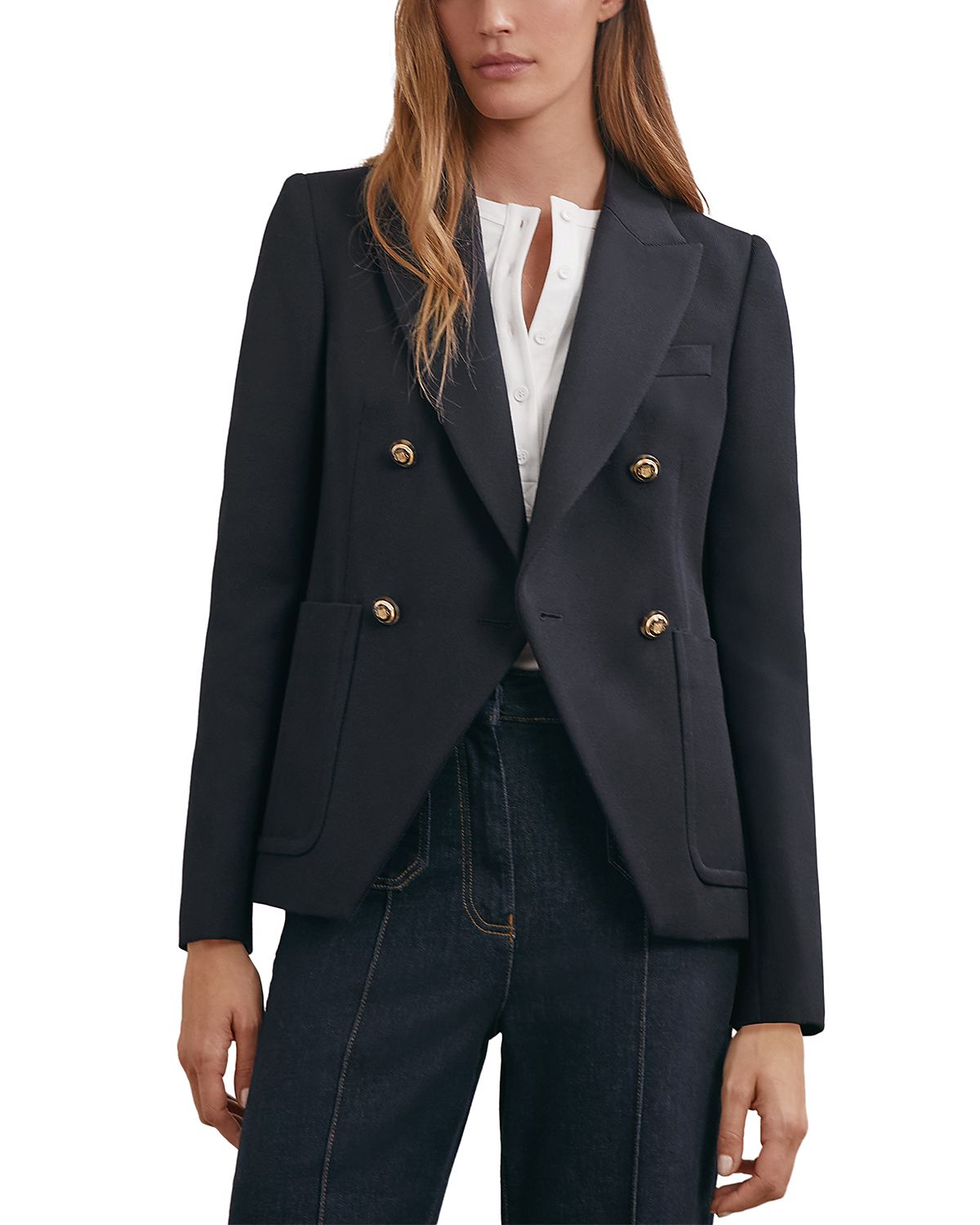 Reiss Gigi Double Breasted Blazer