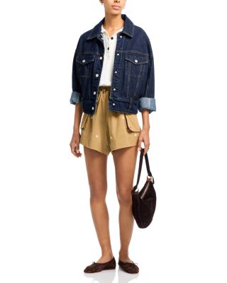 Embroidered Cargo Shorts