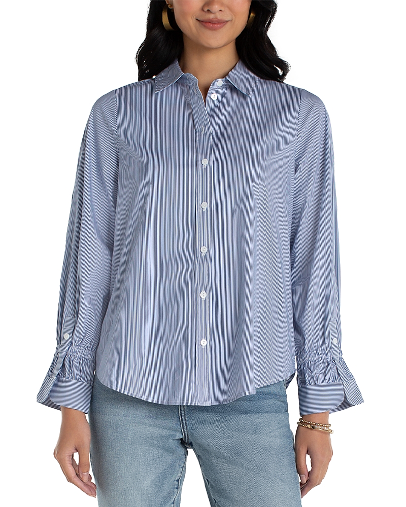 Liverpool Los Angeles Collared Button Front Top