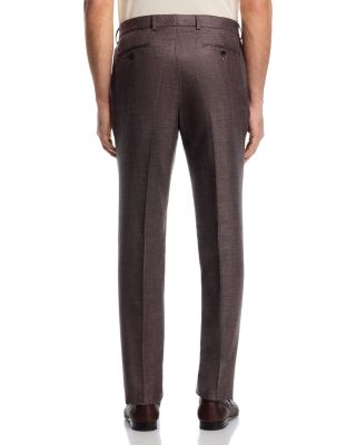 Wool, Silk & Linen M&eacute;lange Suit Pants