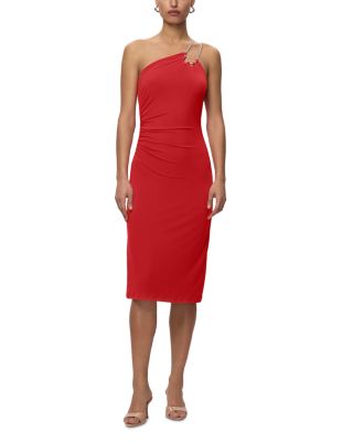 One Shoulder Midi Dress