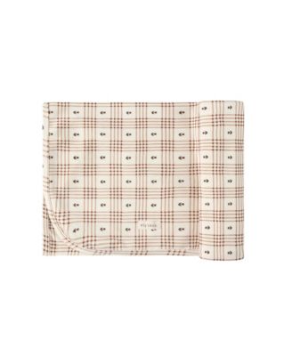  Unisex Cotton Floral Plaid Collection Blanket - Baby