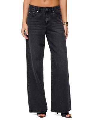 Ery Wide Leg Mid Rise Jeans