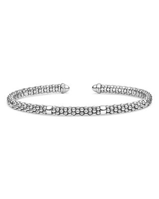 LAGOS Sterling Silver Signature Caviar Versa Torque Bracelet