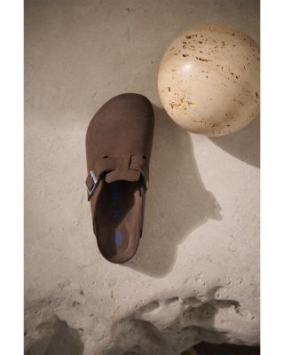 Women's Boston Suede Soft Footbed Clogs