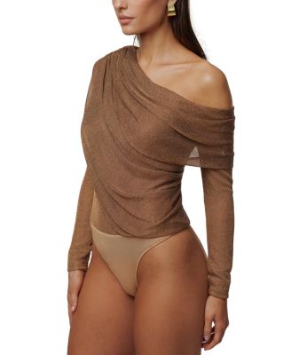  Opulent Metallic Bodysuit