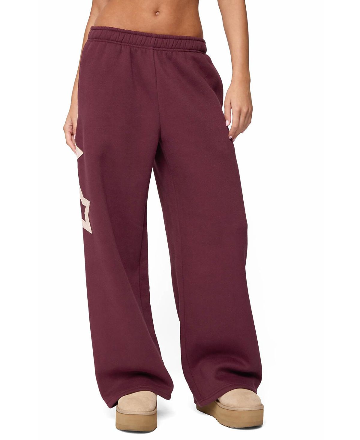Edikted Starly Straight Leg Sweatpants