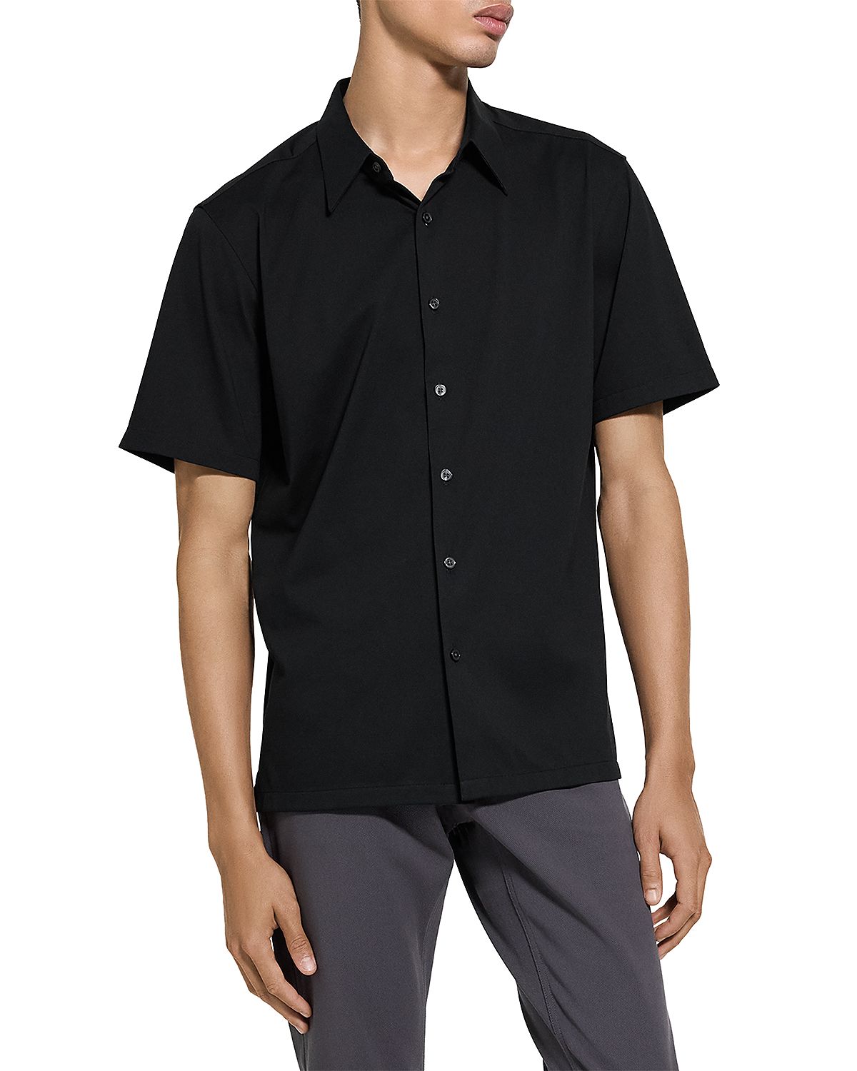 Theory Irving Regular Fit Short Sleeve Shirt