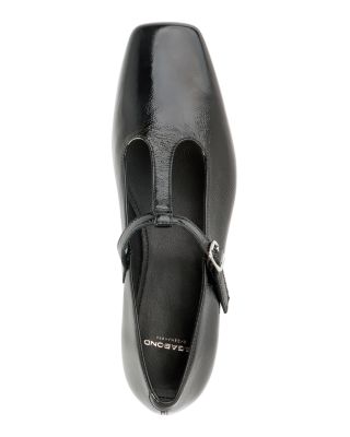 Women's Debbi Leather T Strap Flats