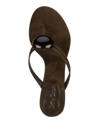 Women's Embellished Thong Sandals