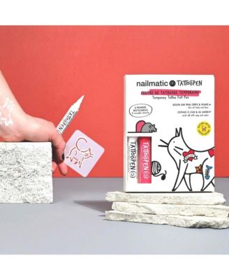 Cat Tattoo Pen Set for Kids - 5-7 Years