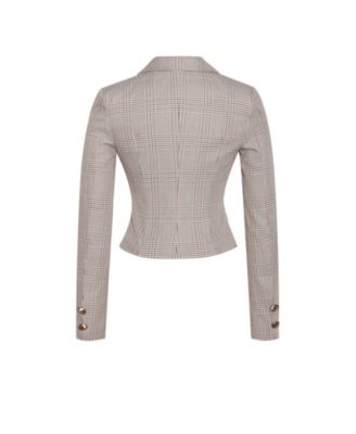  Oakley Plaid Preppy Style Blazer Jacket