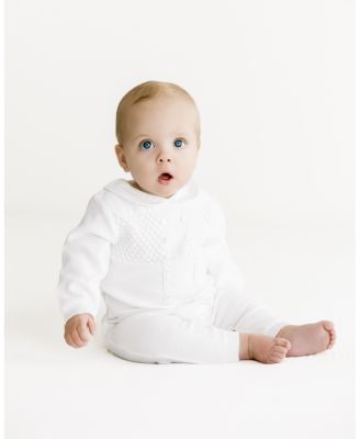 Girls' Diamond Lattice Knit Longall - Baby