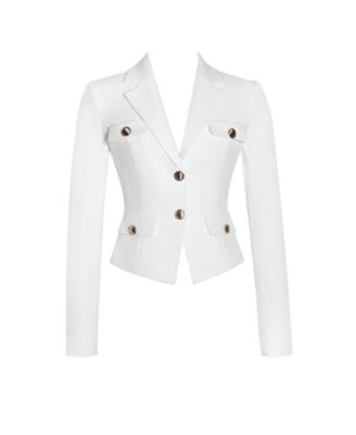  Oakley Gold Buttons Preppy Style Blazer Jacket