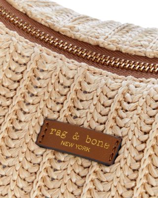 Hudson Large Paper Straw Hobo Bag