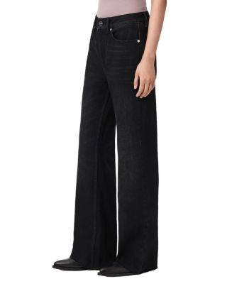 Ember High Rise Flare Jeans in Washed Black