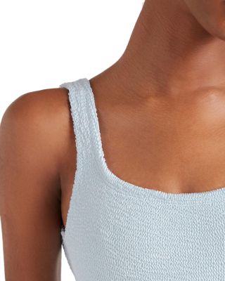 Square Neck One Piece Swimsuit