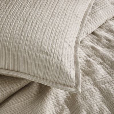 Luxe Textured Check Coverlet, King - Exclusive