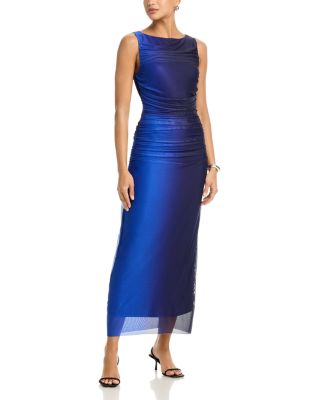 Ombr&eacute; Mesh Bodycon Maxi Dress - Exclusive
