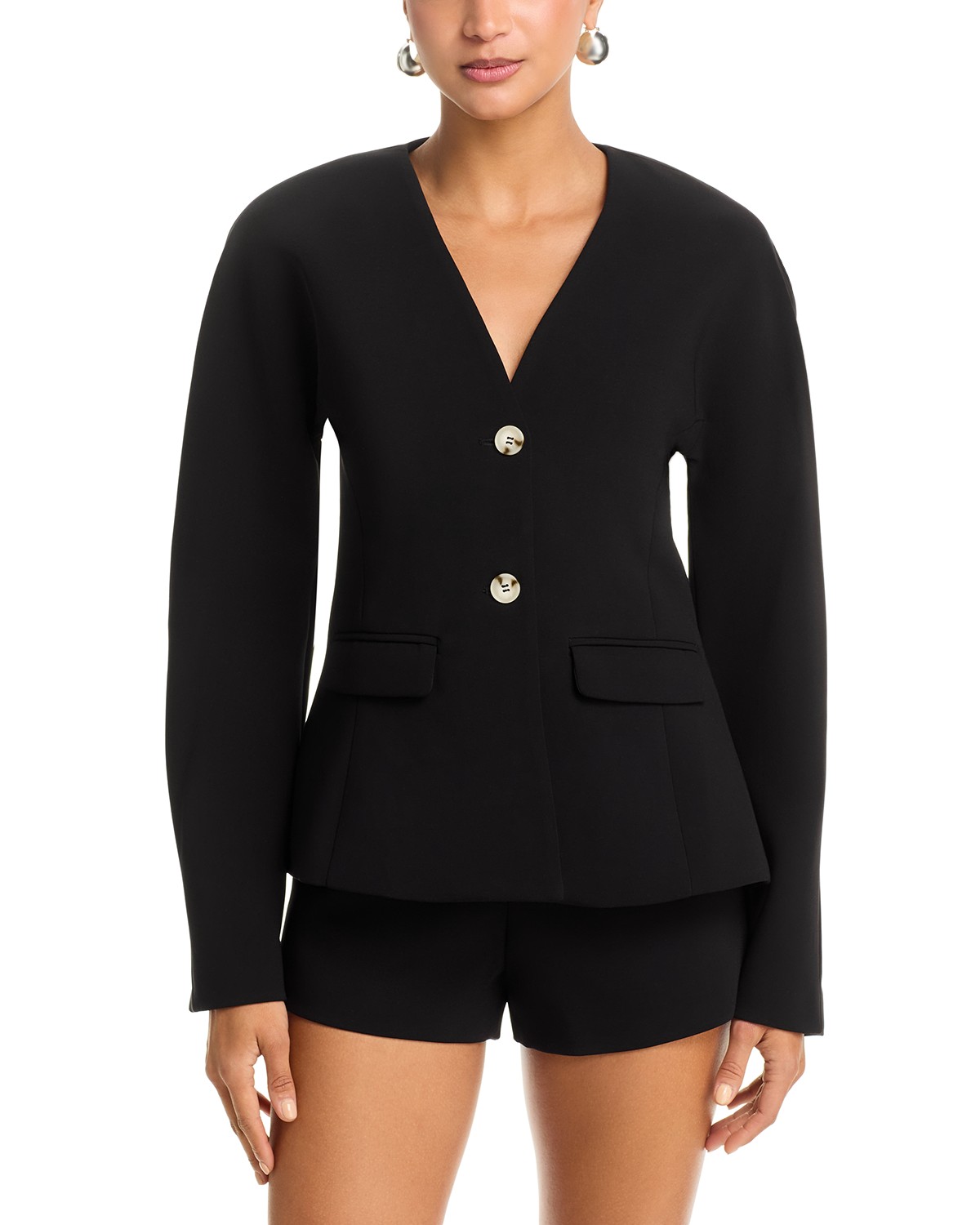 THATS SO FETCH Joselyn Cut Out Blazer - Blue