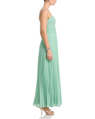 V Neck Chiffon Dress - Exclusive 