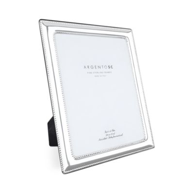Double Bead Sterling Silver Frame, 8" x 10"