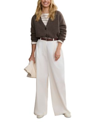 Cropped Cashmere Cocoon Cardigan