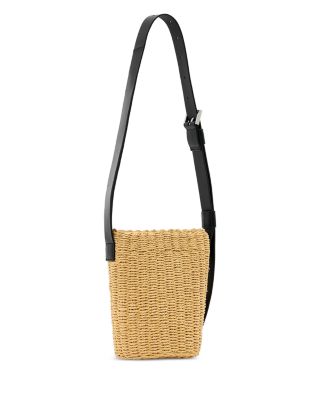 Alba Small Paper Straw Crossbody Bag
