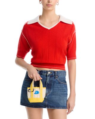 Cali LA Hat Tiny Canvas Tote Bag