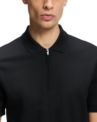 H Paras Quarter Zip Polo Shirt