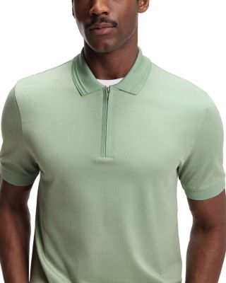 H Paras Quarter Zip Polo Shirt