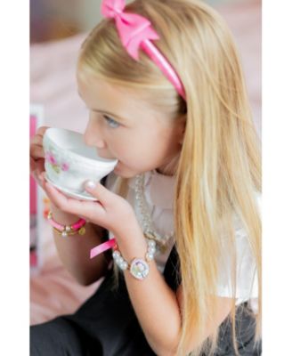 Girls' Eloise Bow Pearls Cameo Bracelet - Little Kid, Big Kid