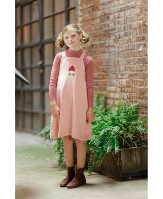 Girls' French Terry Autumn Kids Collection Turtle Neck Top - Baby, Little Kid, Big Kid