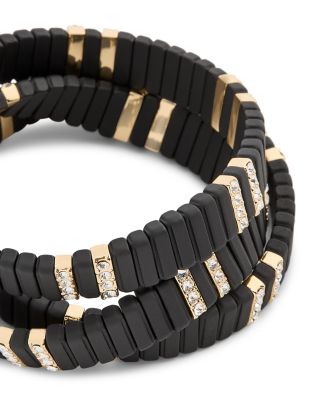 Midnight Eclipse Bracelet Stack, Set of 3