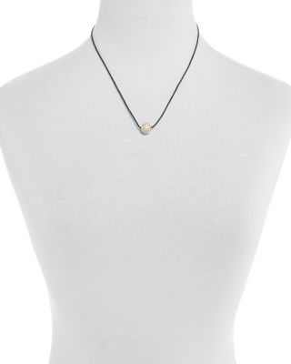 Pav&eacute; Ball Necklace, 24"