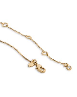 Lips Mini Necklace, 15"-17.5"