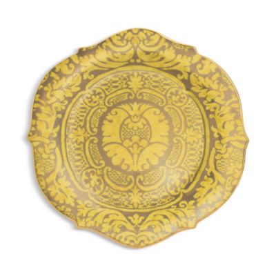 Fortuny Orsini Yellow Round Platter
