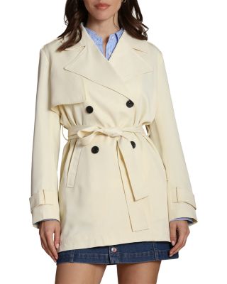 Drapey Mid Length Trench Jacket