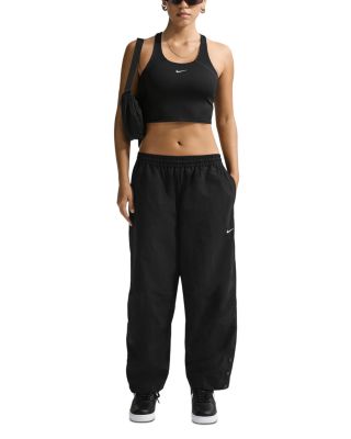 Oversized High Waist Woven Pants