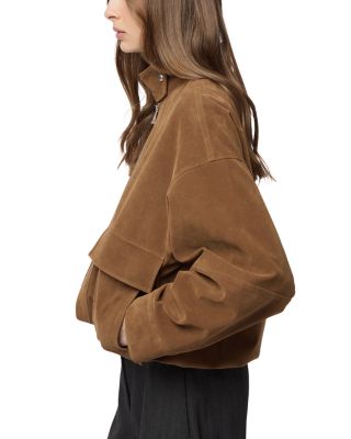 Kate Faux Suede Bomber