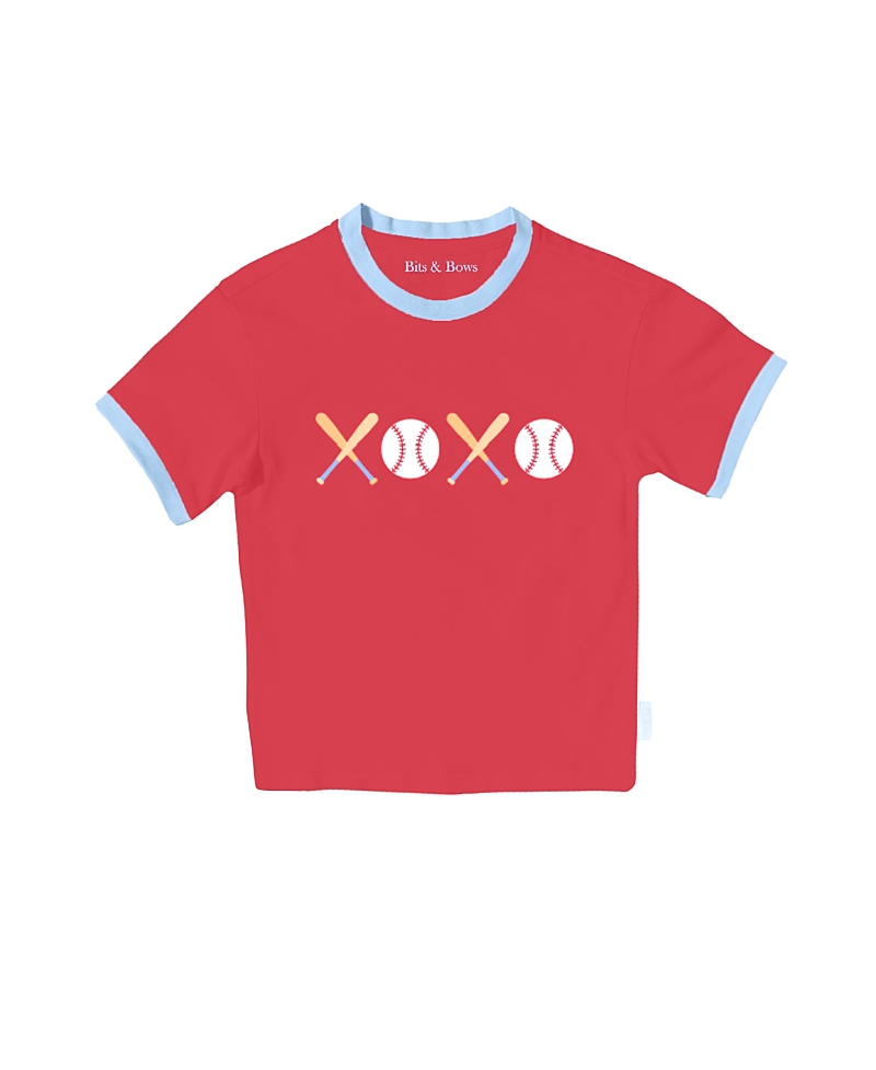 Bits & Bows Boys' Baseball Xo Valentine's Day T-Shirt - Baby, Little Kid, Big Kid