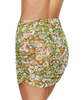  Gardenia Mesh Skirt Cover-Up